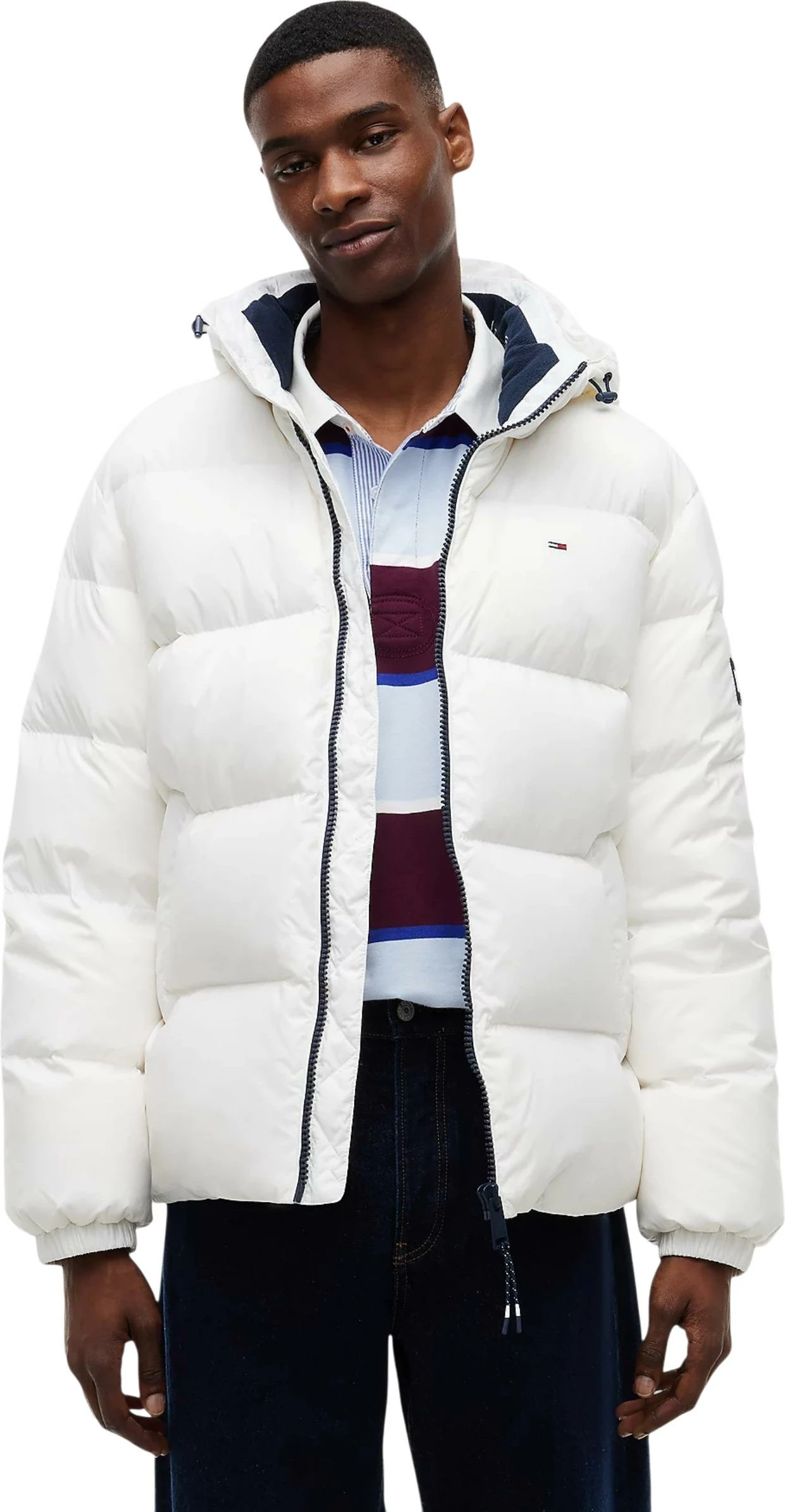 Jakne për meshkuj Tommy Hilfiger Jeans DM0DM19786, e bardhë