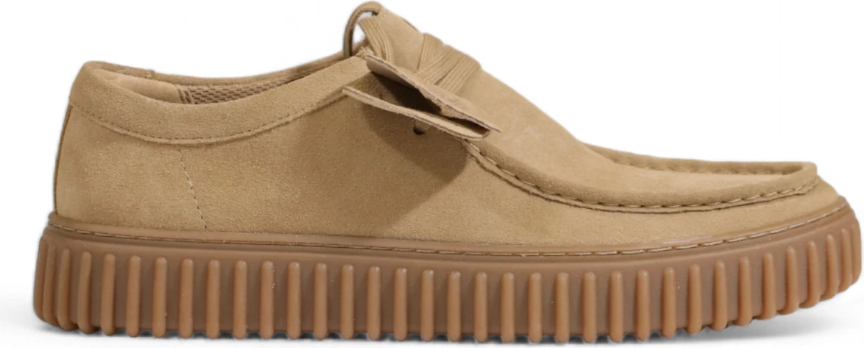 Këpucë për meshkuj Clarks Torhill Lo SDE 26173471, bezhë e errët