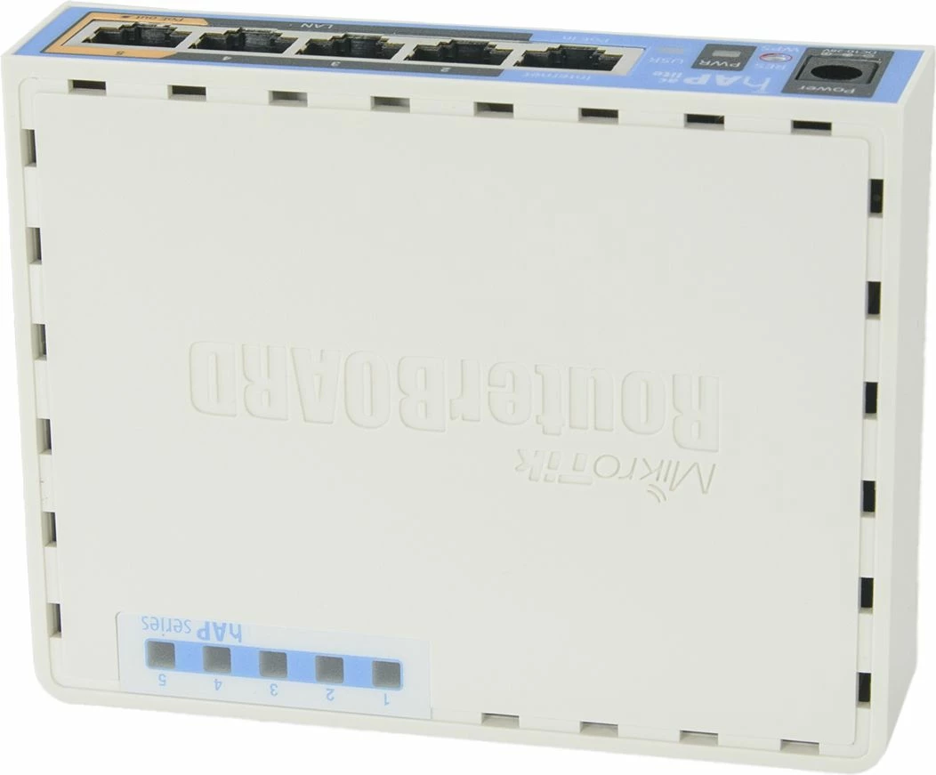 Access point MikroTik hAP ac lite RB952Ui-5ac2nD, WiFi 5 dual-band, 5x 10/100 LAN, PoE out, USB