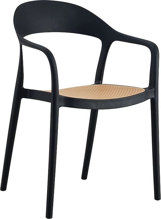 Karrige Ember me mbrojtje UV, PP, bezhë-e zezë, 52.5x56.5x81cm