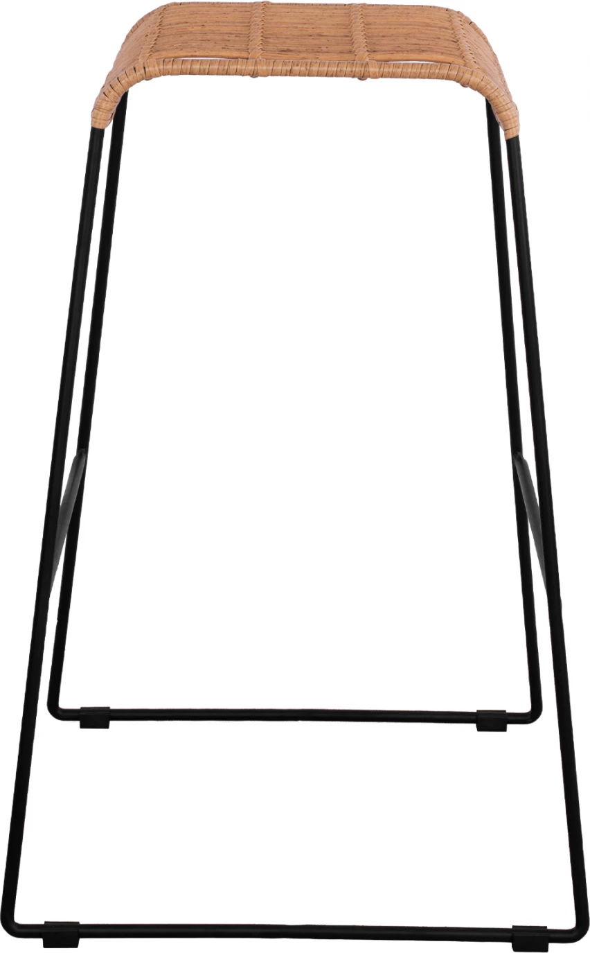 Karrige për bar Allegra FH5641 me thurje, ngjyrë bezhë, 49x50x76 cm