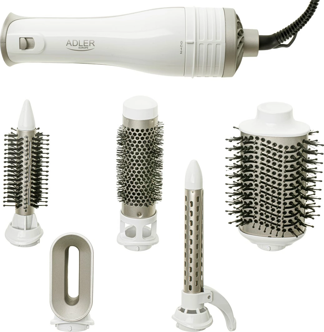 Tharëse dhe hekur për kaçurrela Adler AD 2027wc, e bardhë, me 2 aksesorë