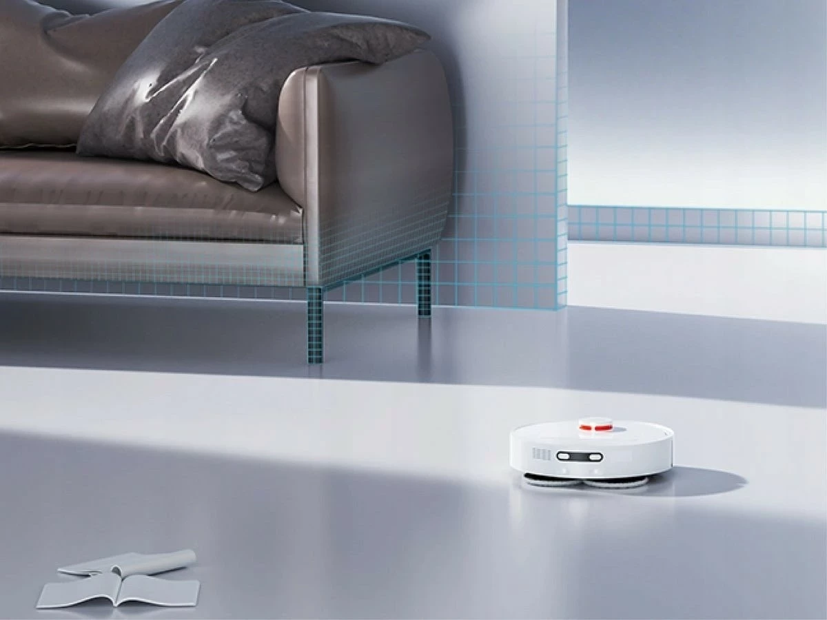 Robot pastrues JONR T5 Lite, mop dhe fshesë, kontroll me aplikacion, 2600mAh, bardhë