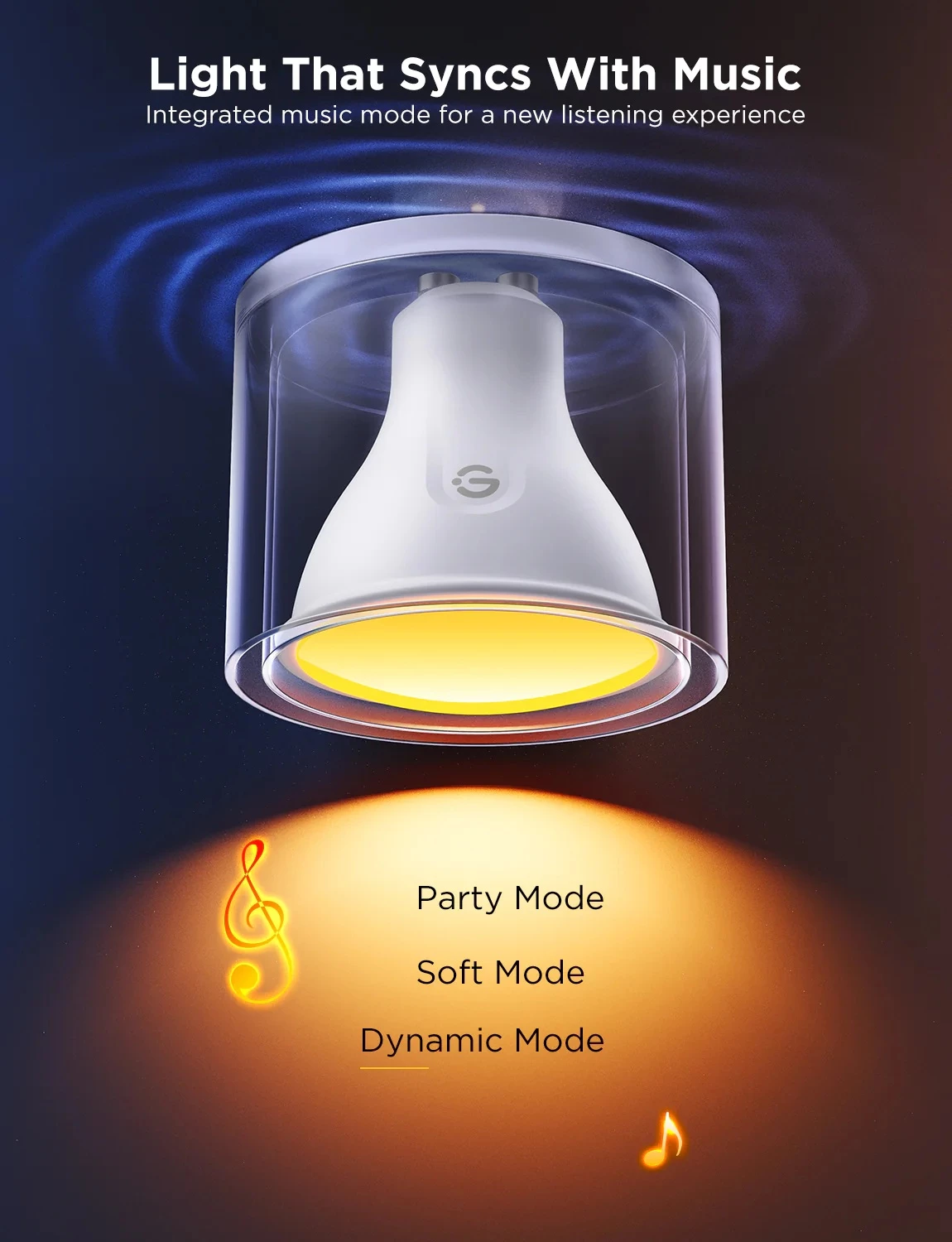 Llambë LED smart Govee B600D GU10 RGBWW 400 lm (2 copë)
