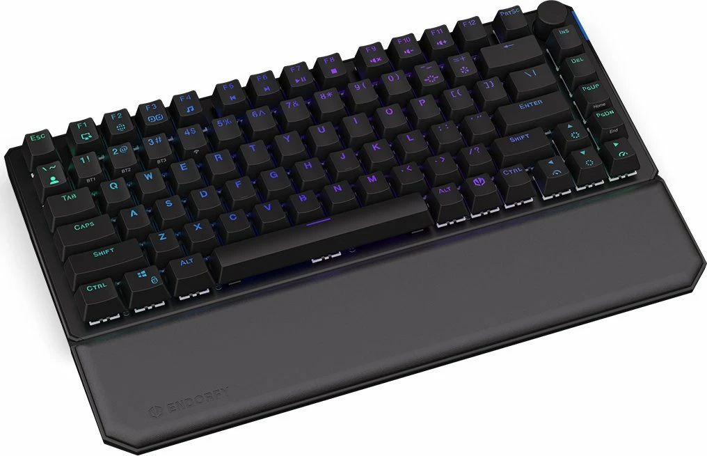 Mbështetëse kyçi për tastierë Endorfy Thock 75% Palm Rest EY0E007, 32.6 x 7.2 x 1.9 cm, e zezë