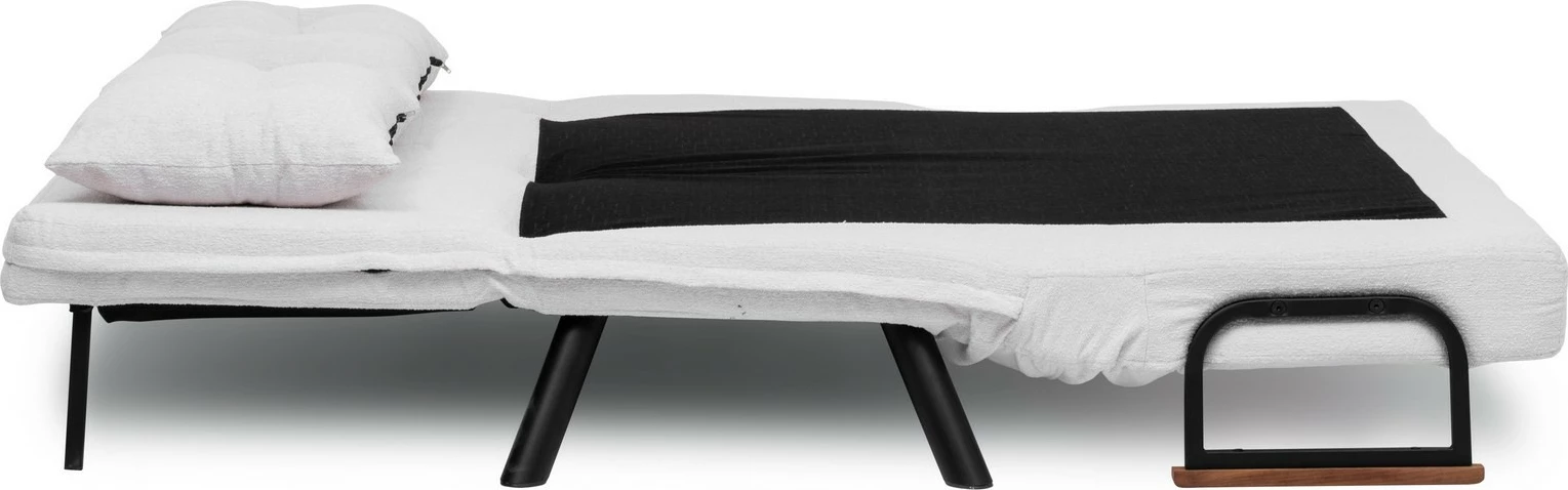 Divan-krevat dy ulës, Atelier del Sofa, Sando, teddy, i bardhë