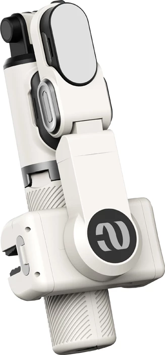 Gimbal stabilizator 4-në-1 për celular AOCHUAN Smart M1 Pro, 360° AI tracking, RGB, 1000mAh, set me telekomandë, i bardhë