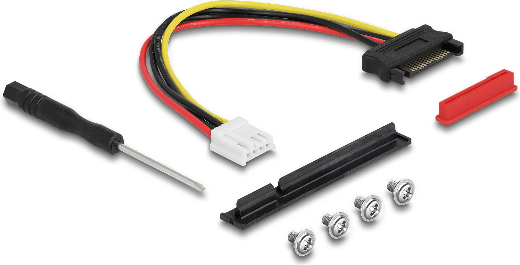 Adapter DeLOCK M.2 Key A+E në PCIe x8 NVMe, PCIe 4.0, kabllo 20 cm