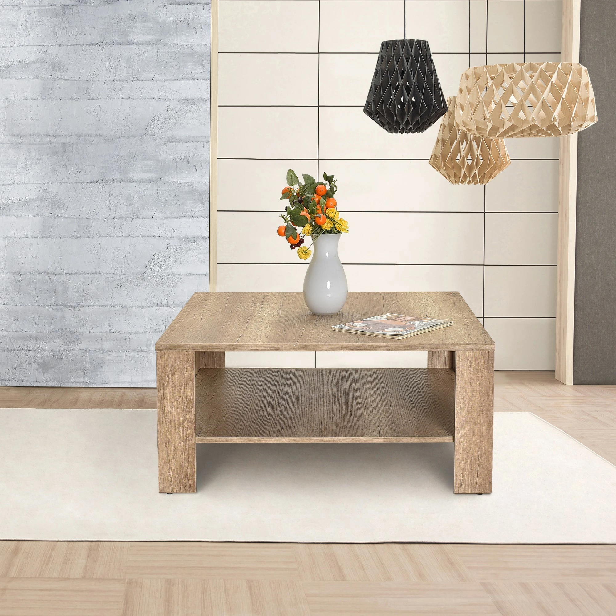 Tavolinë kafeje Hanah Home, ngjyrë arr e çelët, Shp-690-Tt-1
