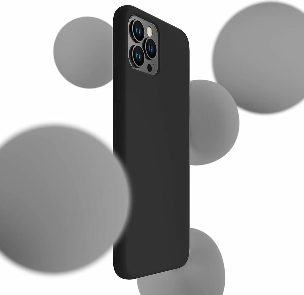 Mbështjellës silikoni 3mk për iPhone 11 Pro Max, i zi