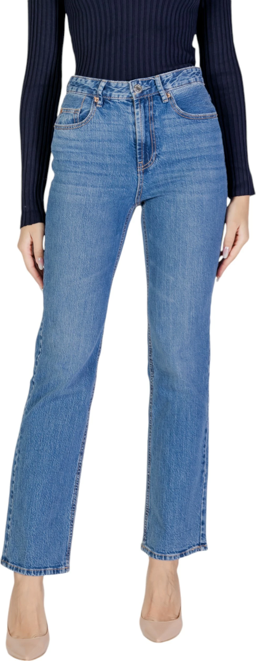 Xhinse për femra Vero Moda VMTESSA HR Straight LI3114, denim të çelëta