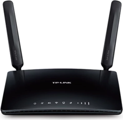 Router 4G LTE TP-LINK Archer MR200 AC750 Dual Band, slot SIM, SIM e përfshirë, i zi