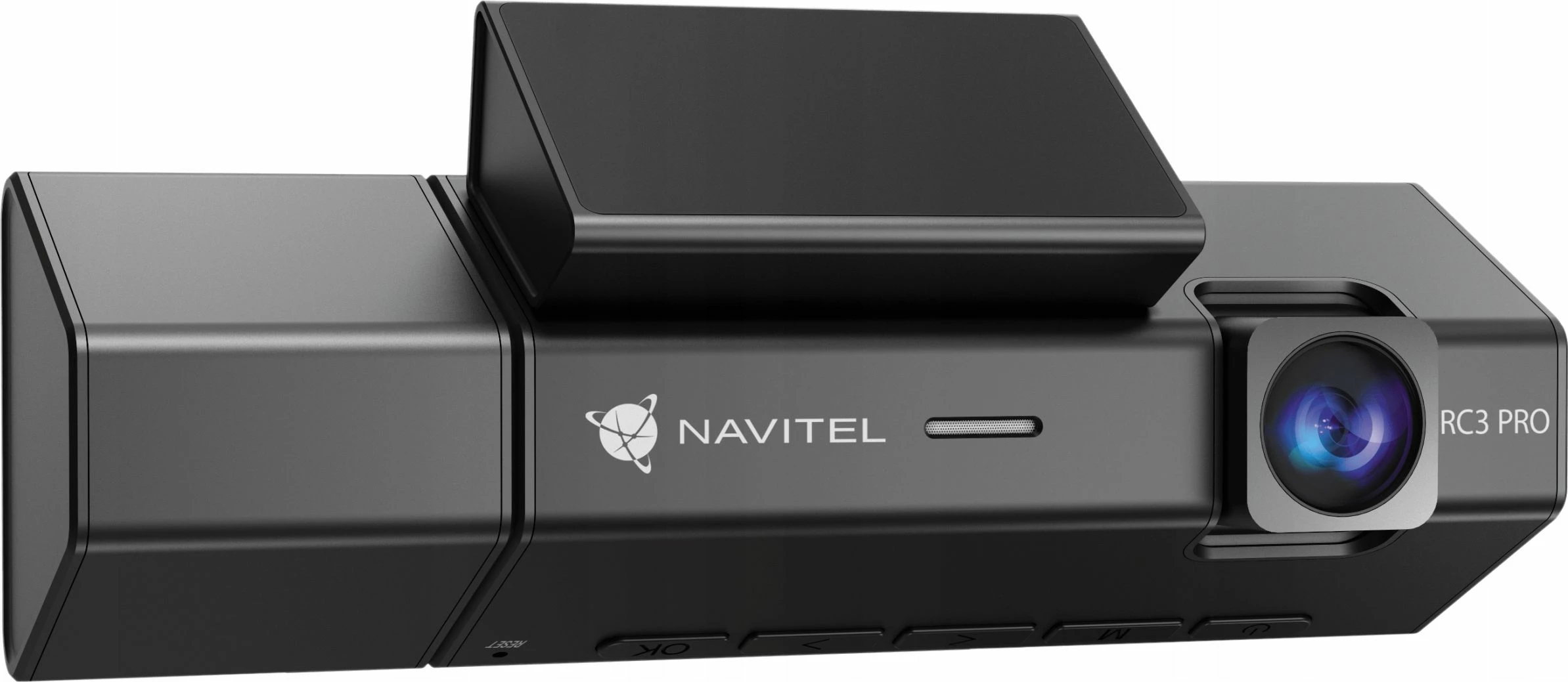 Kamerë regjistrimi për veturë Navitel RC3 Pro, 3 kamera, Full HD 1080p, Wi-Fi, GPS, ekran 3.16", microSD deri 128GB, e zezë