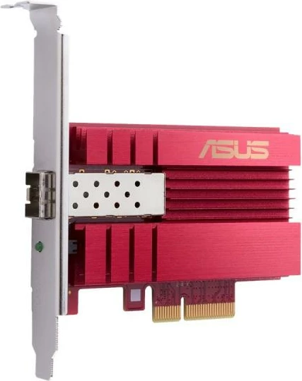 Kartë rrjeti, ASUS XG-C100F (90IG0490-MO0R00), PCI-Express, SFP+ 10Gb, e kuqe