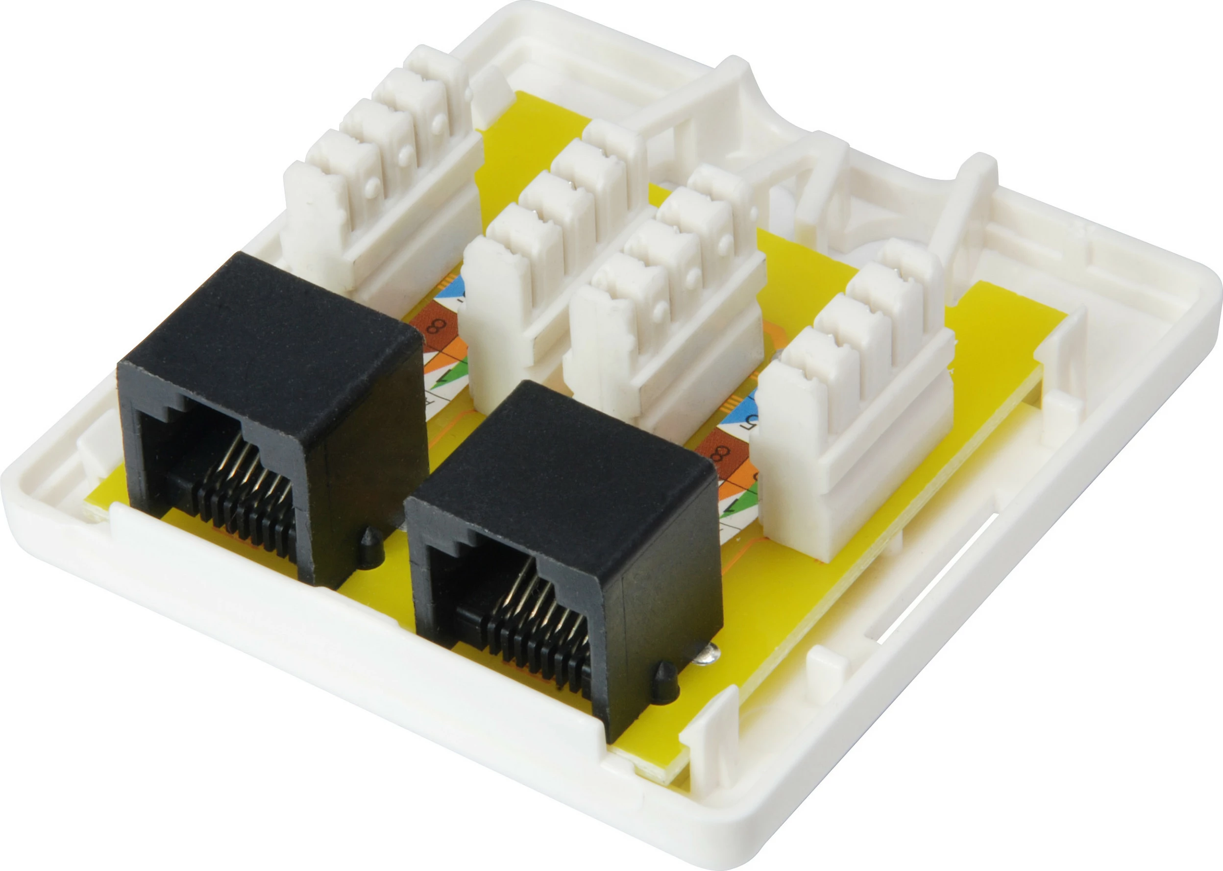 Prizë rrjeti EQUIP Cat6 2xRJ45, e bardhë