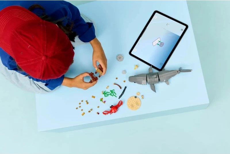 Lego set Menacing Shark me thesari, fëmijë