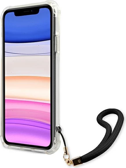 Mbështjellës Guess GUHCN61KSARBK për iPhone 11/XR, Camo Collection, i zi