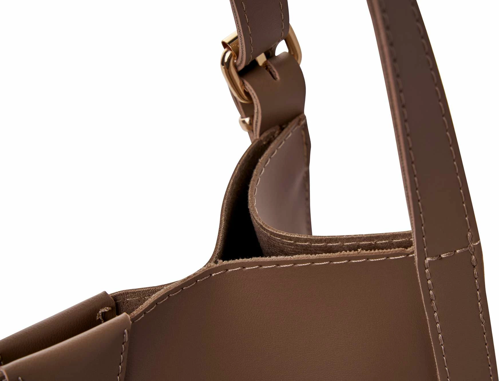 Çantë tote Lucky Bees, ngjyrë mink e errët, 28x10x31cm