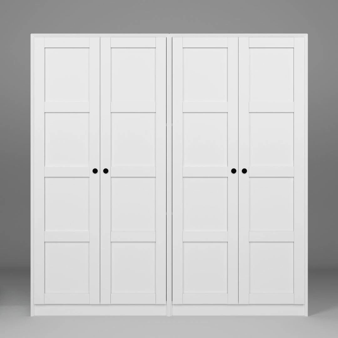 Dollap për rroba, ngjyrë e bardhë, Skye Decor Lucas 1600-90