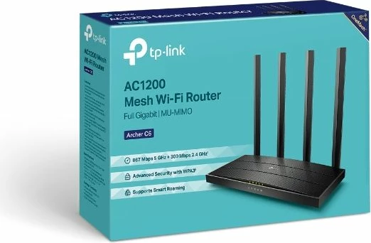 Router Wi‑Fi TP-LINK Archer C6 AC1200 Gigabit Dual-Band, i zi