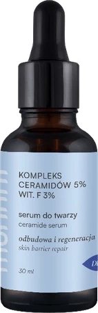 Serum fytyre Mohani 5% Ceramide Complex 3% Vitamin F për femra, 30ml