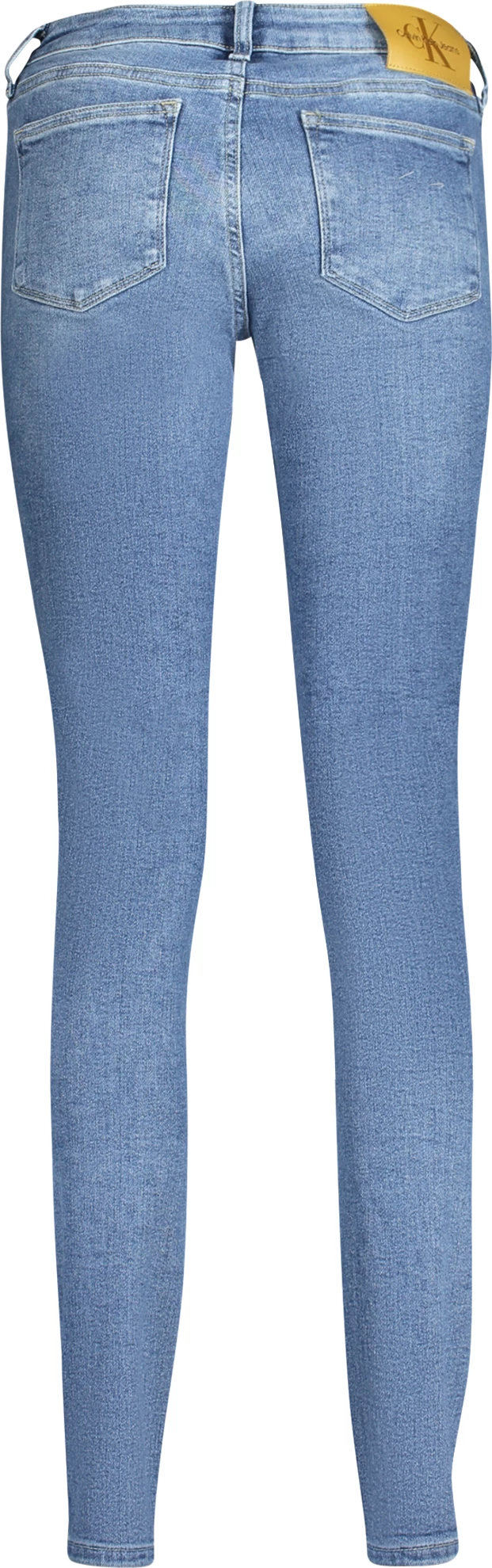 Pantallona xhins për femra Calvin Klein mid rise skinny, blu [Madhësia: W29 L32]