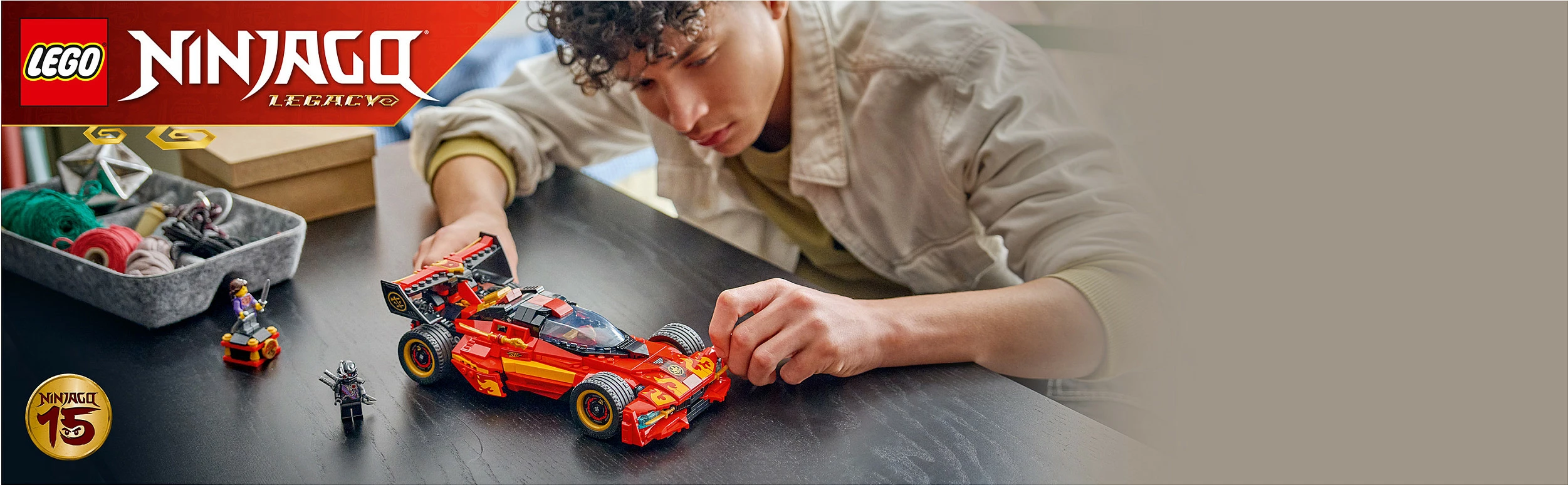 Set ndërtimi LEGO NINJAGO Legacy 71867 X-1 Ninja Supercar (15-vjetori), 691 copë, shumëngjyrësh