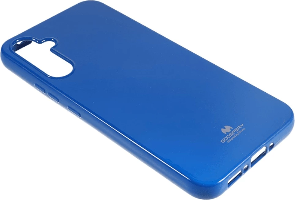 Mbështjellës Goospery Jelly për Samsung Galaxy A14, silikon i hollë, blu