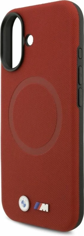 Kapak telefoni BMW M FW Metal Logo MagSafe për iPhone 17, i kuq