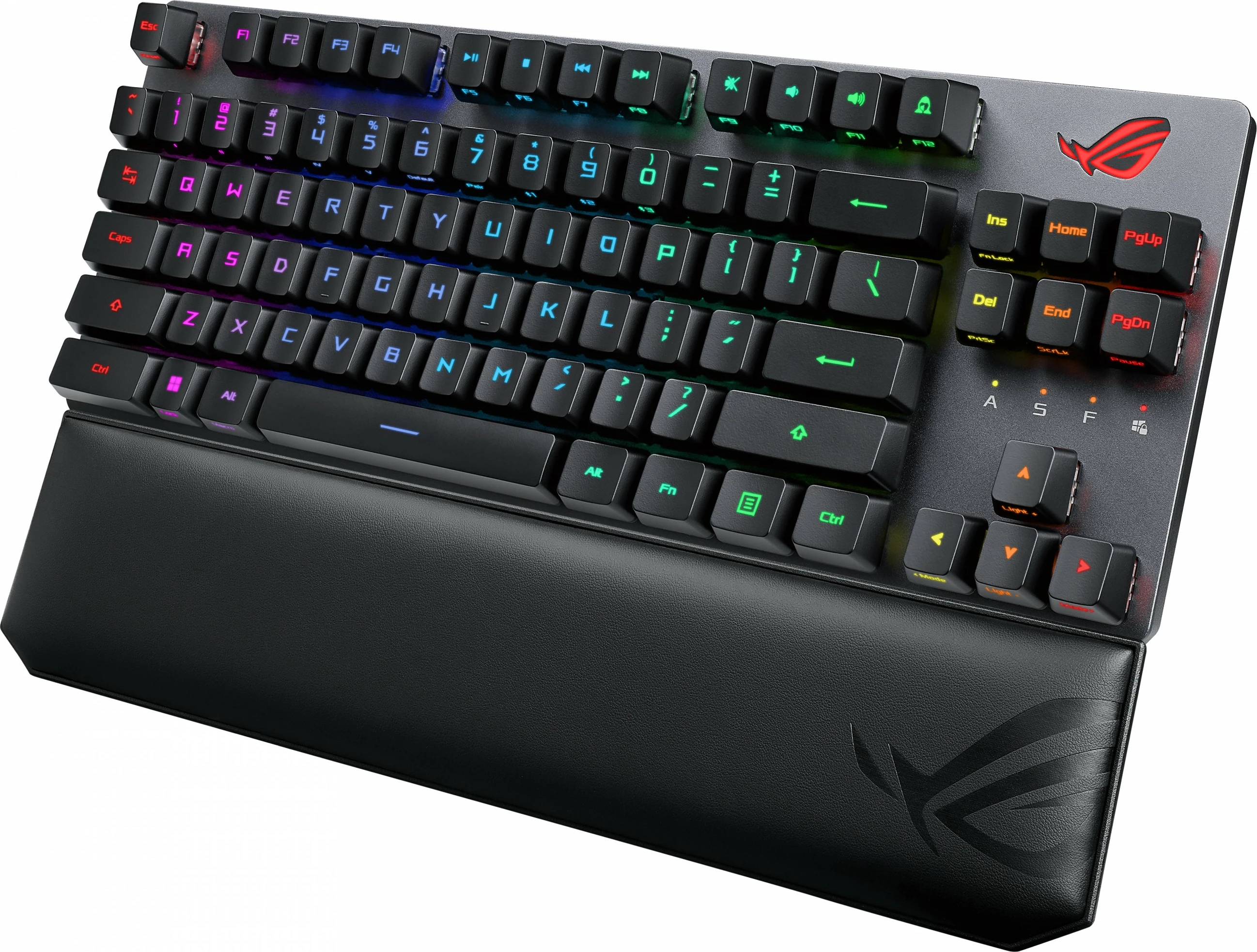 Tastierë mekanike gaming ASUS ROG Strix Scope RX TKL Wireless Deluxe, RGB, AZERTY, e zezë