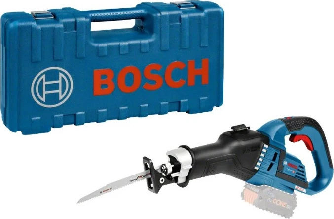 Sharrë reciproke Bosch GSA 18V-32, brushless, 18V, valixhe, zi/kaltër/kuqe
