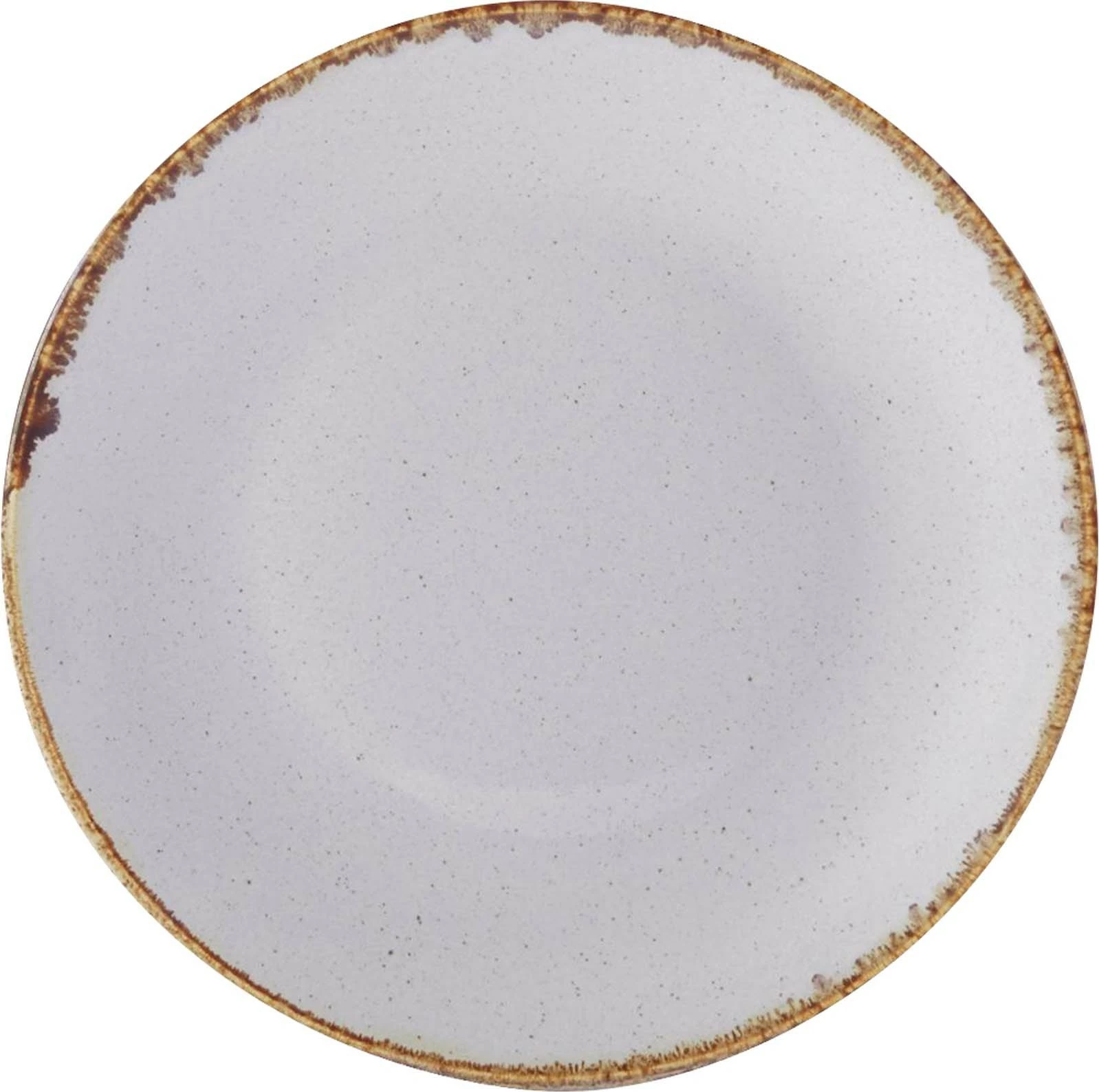 Pjatë e sheshtë Porland Seasons Ashen Ø280 mm, gri, set 6 copë