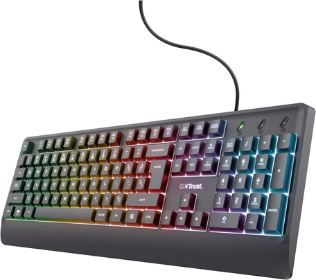 Set gaming Trust GXT 792 Quadrox, tastierë + maus, USB, QWERTY US, i zi 3