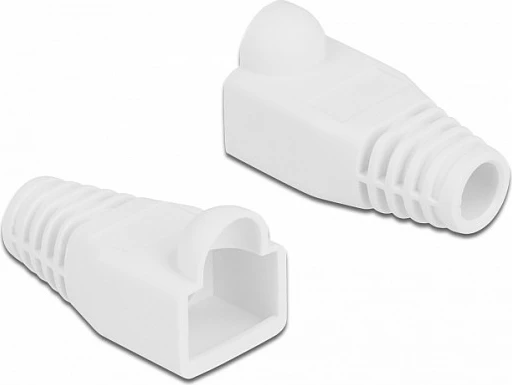 Gominë mbrojtëse për lidhës RJ45 DeLOCK, 20 copë, e bardhë