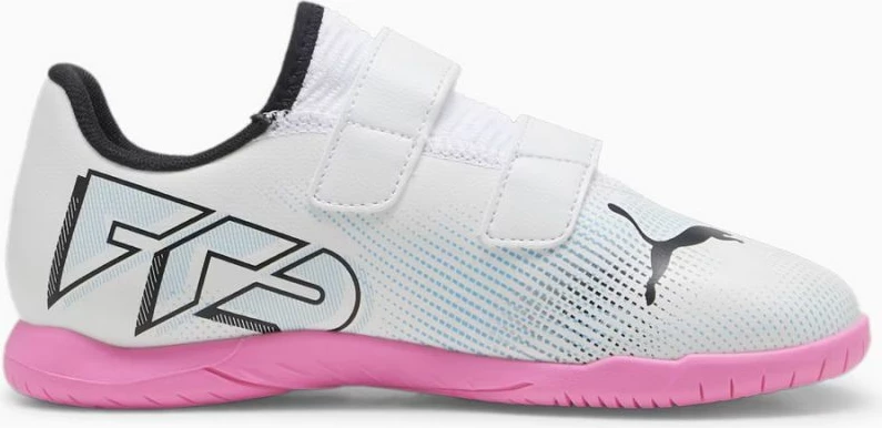 Atlete futbolli për fëmijë Puma Future 7 Play IT Jr, të bardha