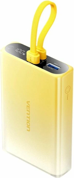Powerbank Vention 10000 mAh, e verdhë