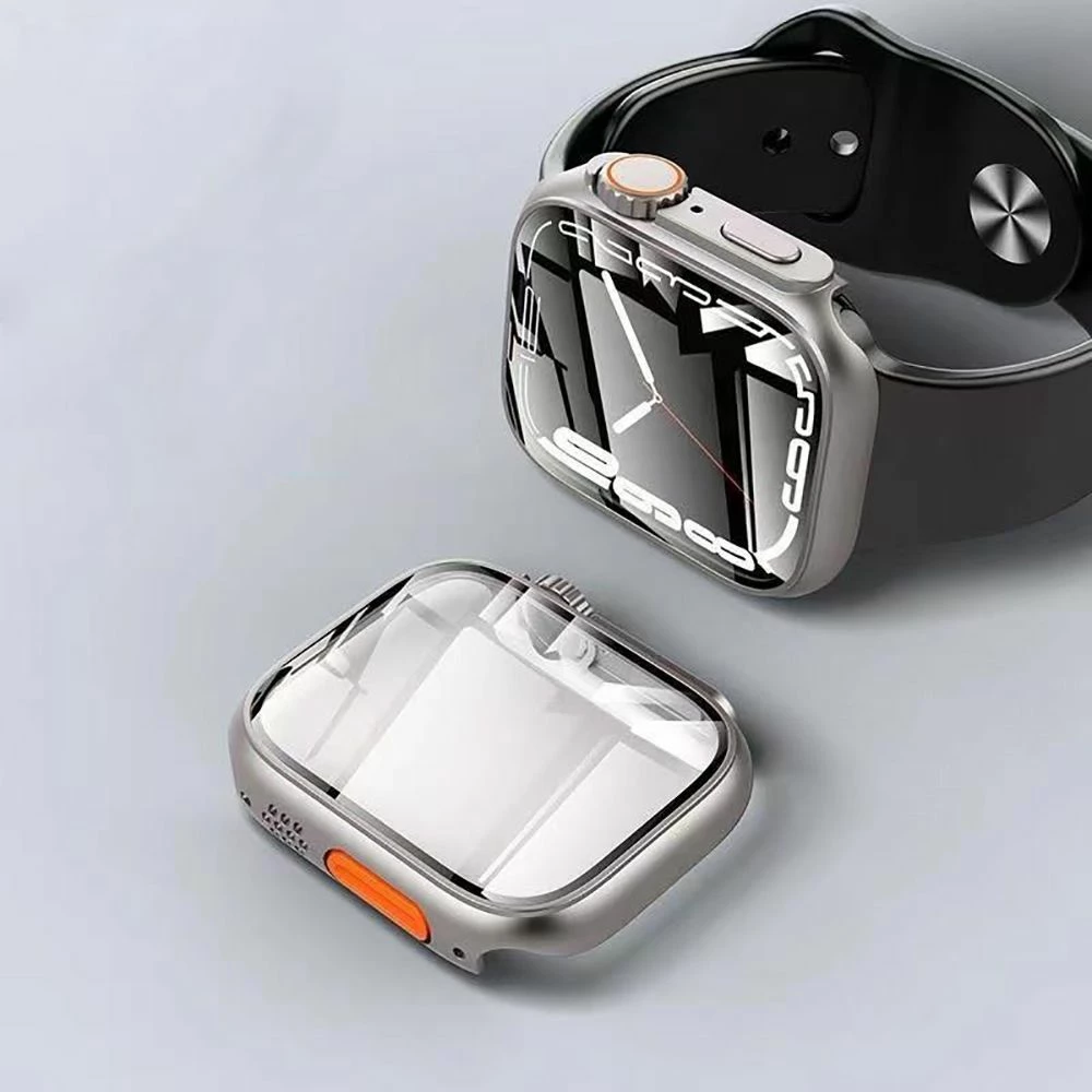 Mbështjellës Tech-Protect Defense360 për Apple Watch 7/8/9 45mm, titanium orange