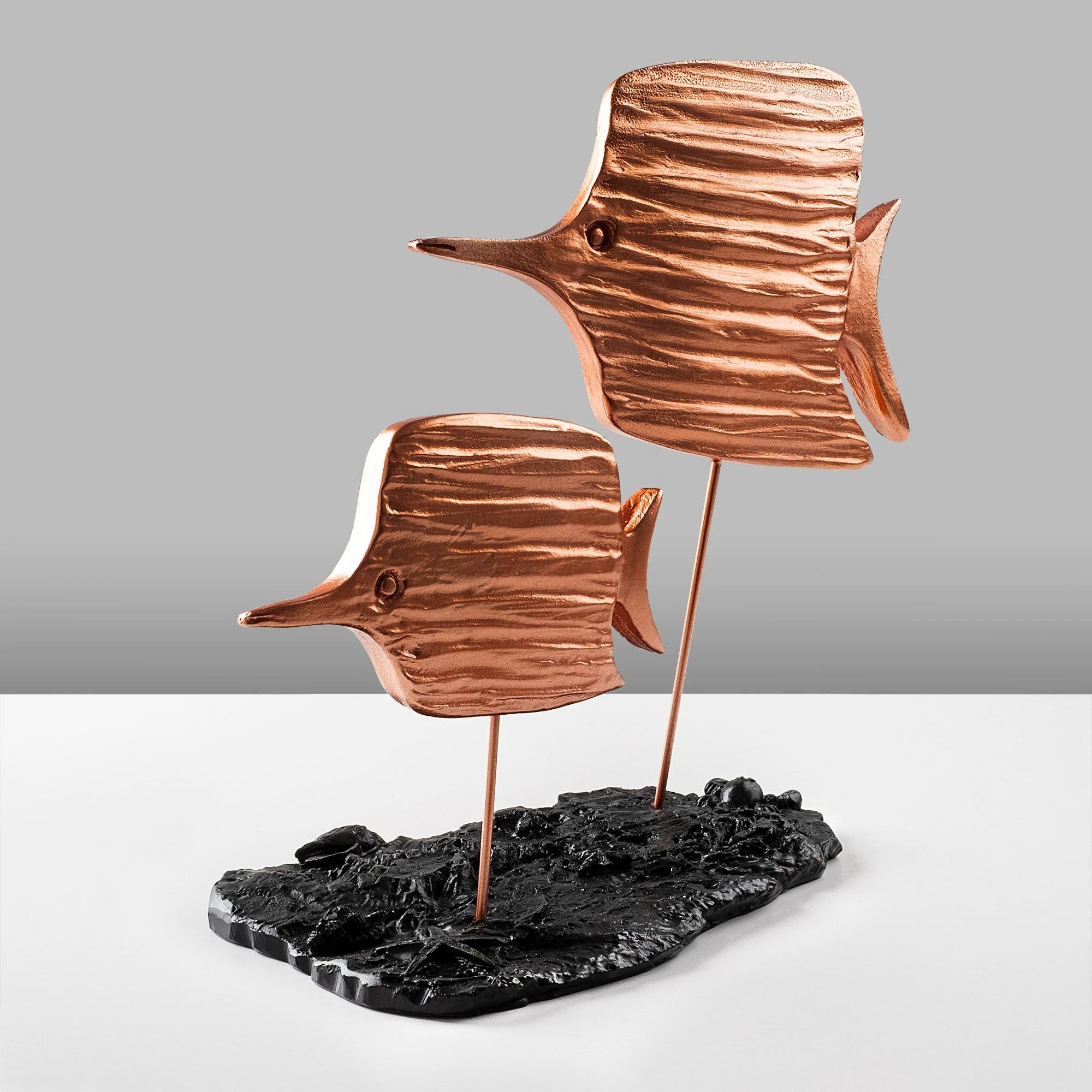 Objekt dekorativ Aberto Design, Copperband 2, ngjyrë bronzi