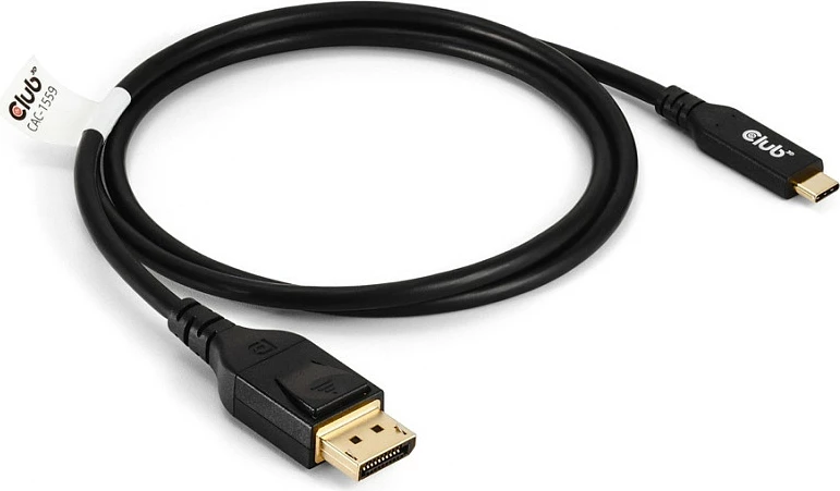 Kabllo USB Type-C në DisplayPort Club3D 1m 10K60Hz e zezë