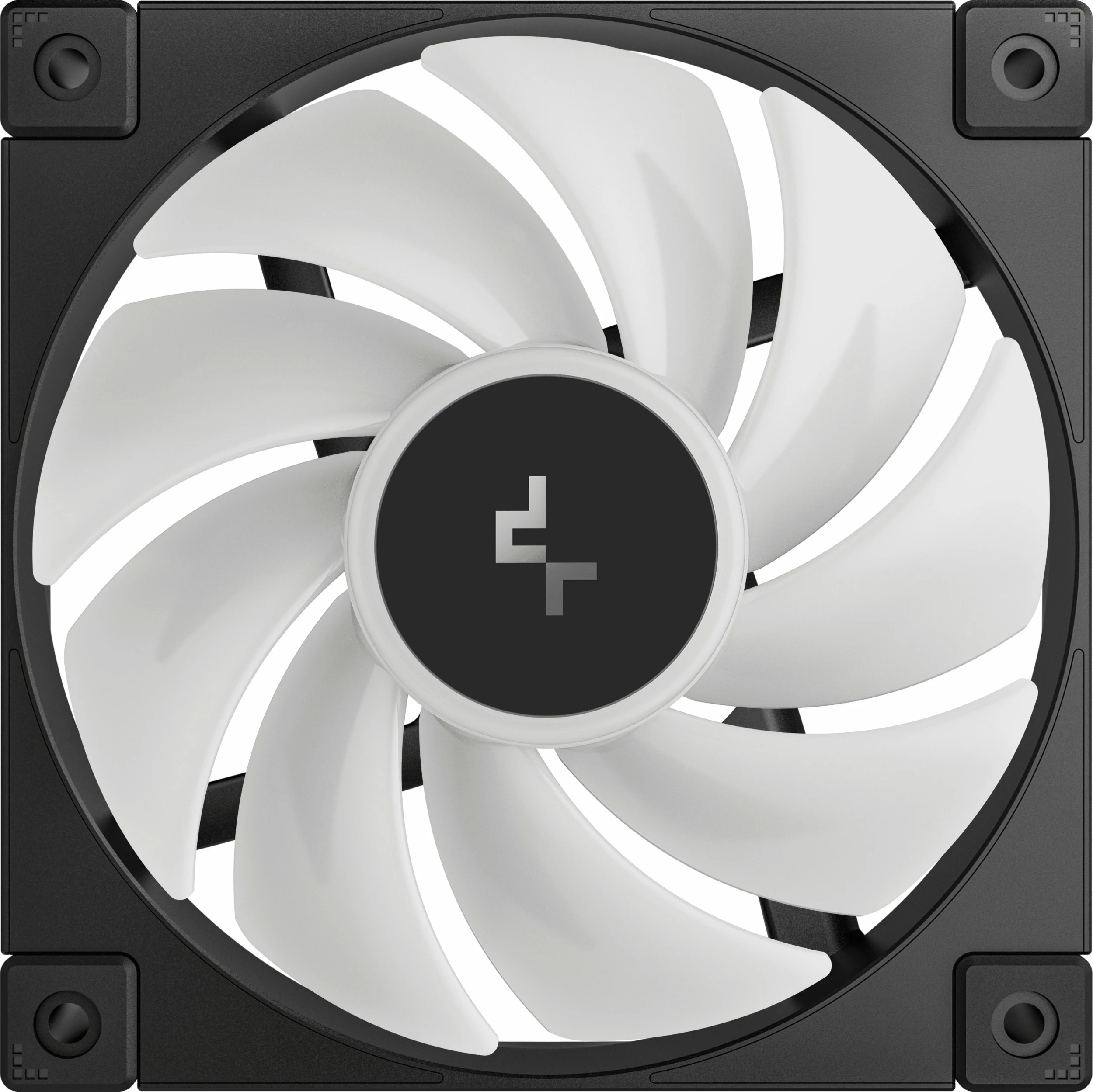 Ventilator PC Deepcool FD12 ARGB R-FD12-BKAPN1-G 120mm PWM, i zi, 1 copë