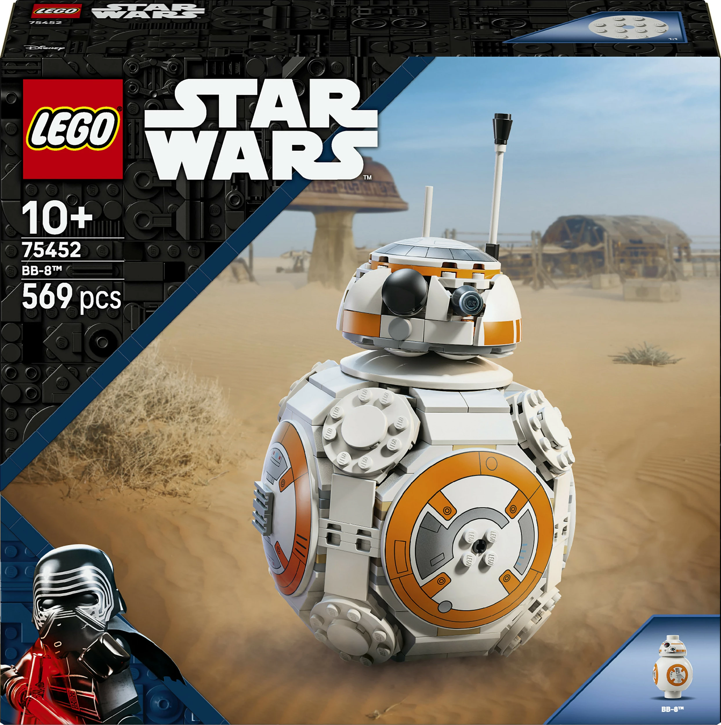 Set ndërtimi LEGO Star Wars BB-8 Astromech Droid 75452, 569 copa, 10+ vjeç, multikolor