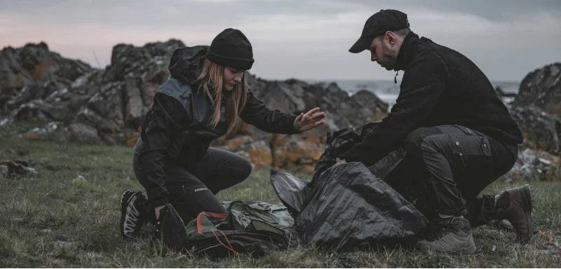 Tendë kampingu Easy Camp Setesdal 2, e gjelbër