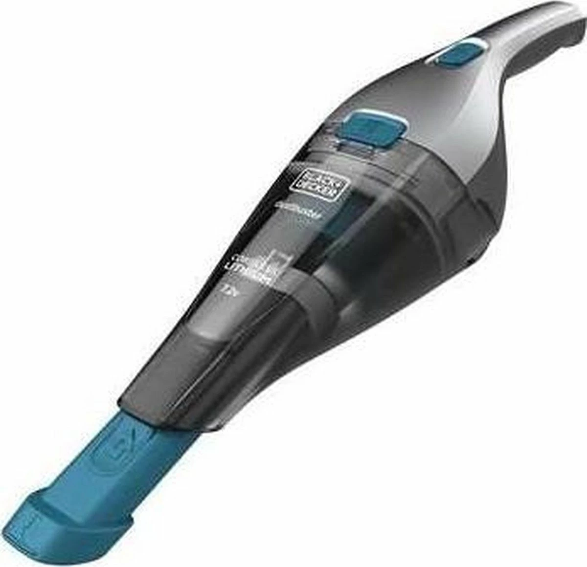 Fshesë dore me bateri Black+Decker NVC215WA-QW 7.2V 385ml, gri, me stacion karikimi në mur