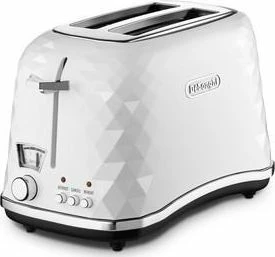 Toster DeLonghi CTJ 2103.W, 900W, 2-feta, 5-nivele pjekje, i bardhë