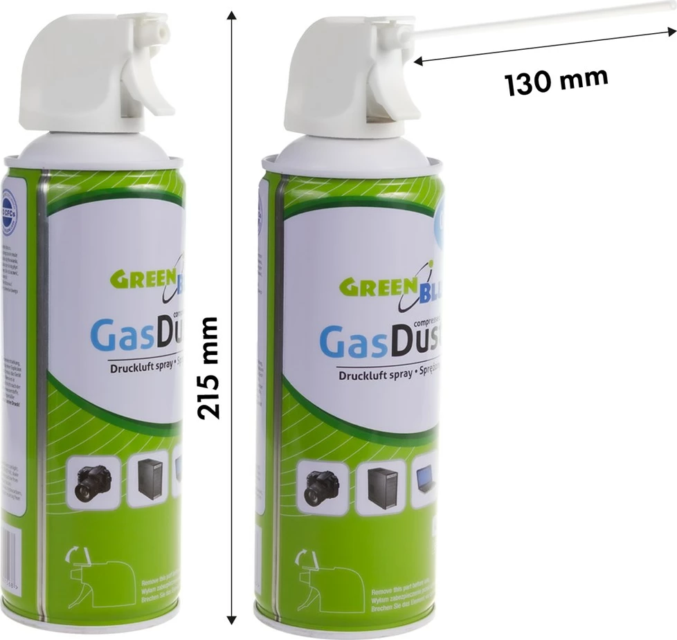 Sprej ajri i kompresum GreenBlue GB400, 400ml, pistol atomizer