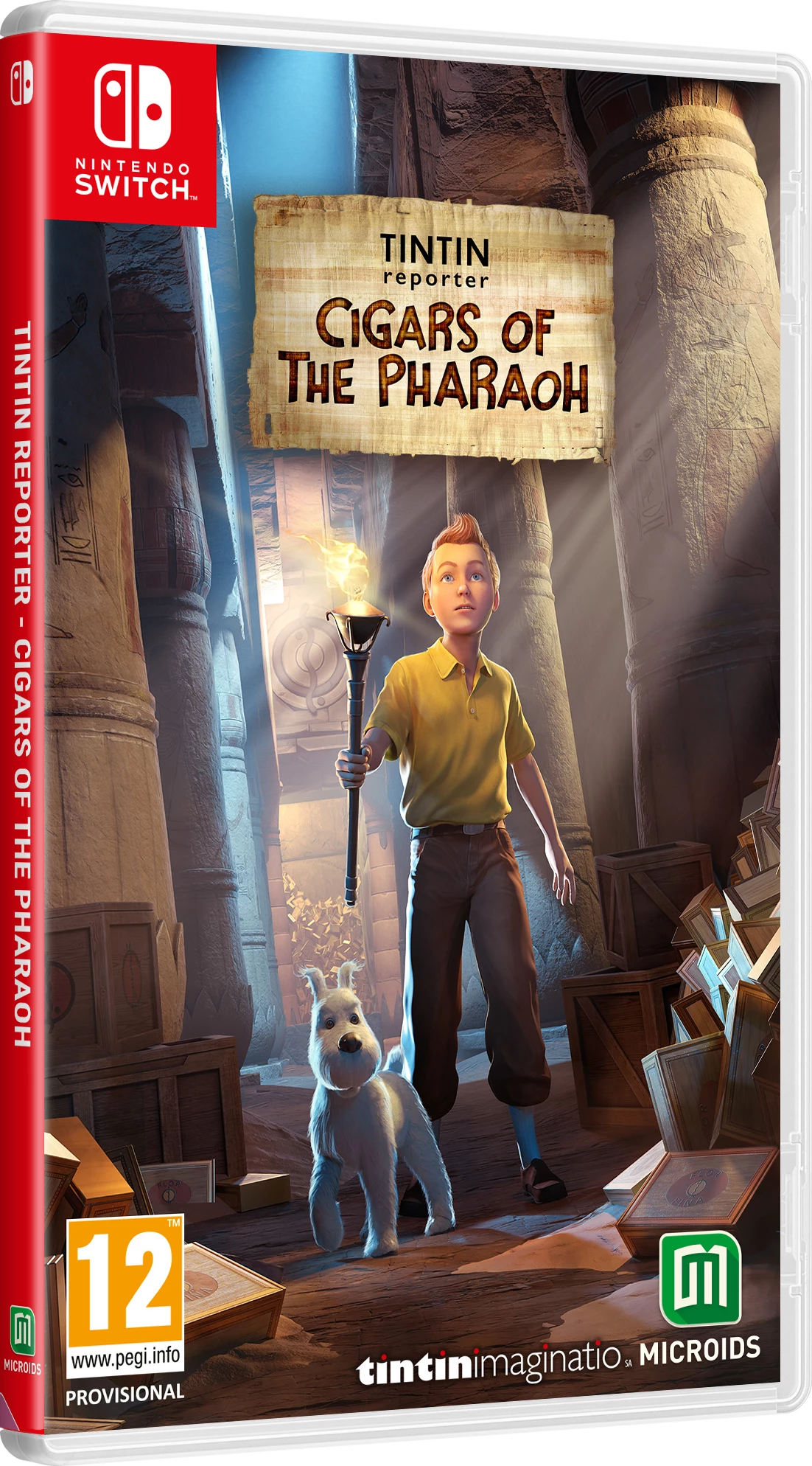 Video lojë Microids Tintin Reporter: Cigars Of The Pharaoh, Nintendo Switch, Limited Edition