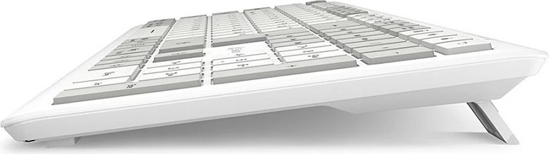 Tastierë Sharkoon OfficePal K30W, DE Layout, Rubberdome, e bardhë
