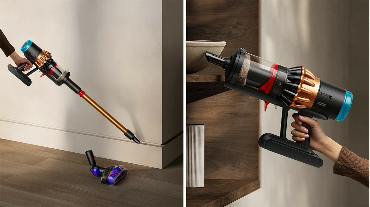 Fshesë me bateri Dyson V16 Piston Animal Submarine, 3-në-1, pa thes, Dry&Wet, 1.3 L, 70 min, HEPA, zi/bakër