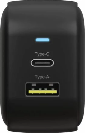 Karikues muri ICYBOX IB-PS106-PD 38W, 2 porta USB-C PD 3.0 + USB-A QC 3.0, i zi, me adapter EU/UK