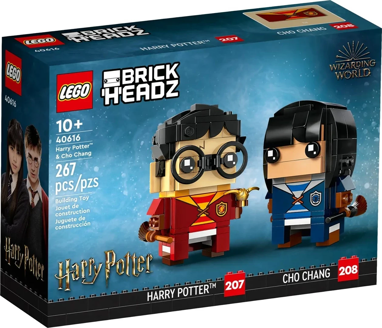 Set LEGO BrickHeadz Harry Potter 40616, Harry Potter dhe Cho Chang